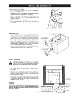 Preview for 8 page of Kenmore 2335994090 Use & Care Manual