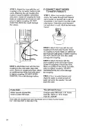 Preview for 20 page of Kenmore 24-Inch Wide/120-Volt LAUNDRY CENTER and Owner'S Manual And Installation Instructions