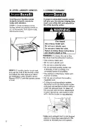 Preview for 22 page of Kenmore 24-Inch Wide/120-Volt LAUNDRY CENTER and Owner'S Manual And Installation Instructions