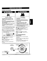 Preview for 35 page of Kenmore 24-Inch Wide/120-Volt LAUNDRY CENTER and Owner'S Manual And Installation Instructions