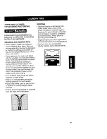 Preview for 39 page of Kenmore 24-Inch Wide/120-Volt LAUNDRY CENTER and Owner'S Manual And Installation Instructions