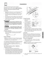 Предварительный просмотр 5 страницы Kenmore 241579602 (0410) Use And Care Manual