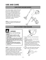 Preview for 6 page of Kenmore 24195 - Magic Canister Vacuum Owner'S Manual