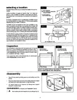 Preview for 4 page of Kenmore 2500 Owner'S Manual