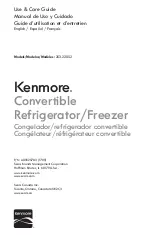 Preview for 1 page of Kenmore 253.22052 Use & Care Manual