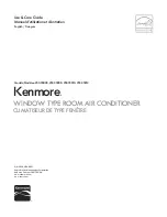 Kenmore 253.35005 Use & Care Manual preview