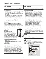 Preview for 3 page of Kenmore 253. 60722 Use & Care Manual