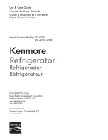 Предварительный просмотр 1 страницы Kenmore 253.60722013 Use & Care Manual