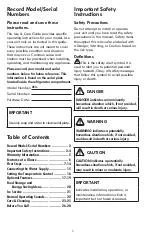 Preview for 2 page of Kenmore 253.6081 Series Use & Care Manual