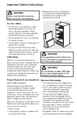 Preview for 3 page of Kenmore 253.6081 Series Use & Care Manual