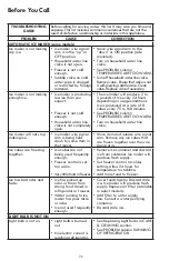 Preview for 26 page of Kenmore 253.6081 Series Use & Care Manual