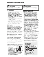 Preview for 3 page of Kenmore 253.6152 Series Use & Care Manual