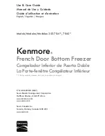 Kenmore 253.7041 series Use & Care Manual предпросмотр