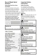 Preview for 2 page of Kenmore 253.7041 series Use & Care Manual