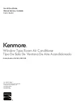 Preview for 1 page of Kenmore 253.76125 Use & Care Manual