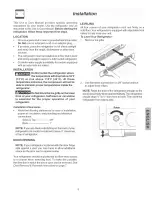 Preview for 5 page of Kenmore 25364192409 Use & Care Manual