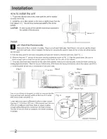 Предварительный просмотр 2 страницы Kenmore 25370062011 Installation Instructions