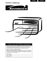 Preview for 1 page of Kenmore 25374131402 Owner'S Manual