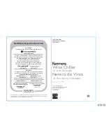 Kenmore 255.99269 Use & Care Manual предпросмотр