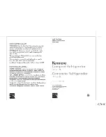 Kenmore 255.99763 Use & Care Manual предпросмотр