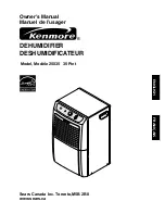 Kenmore 25835 Owner'S Manual предпросмотр