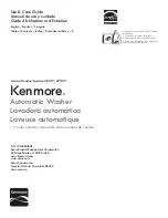 Kenmore 26112 Series Use & Care Manual предпросмотр