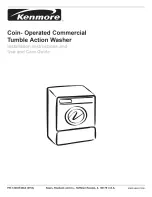 Kenmore 2718 - High Efficiency 3.1 cu. Ft. Capacity Coin Op Front Load Washer Installation & Use Manual preview