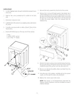 Предварительный просмотр 6 страницы Kenmore 2718 - High Efficiency 3.1 cu. Ft. Capacity Coin Op Front Load Washer Installation & Use Manual