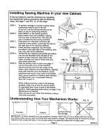 Preview for 7 page of Kenmore 272.98100.491 Sewing machine cabinet Owner'S Manual