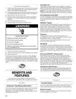 Preview for 10 page of Kenmore 2806 - Elite Oasis HE 4.7 cu. Ft. Capacity Washer User Manual