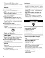 Preview for 20 page of Kenmore 2806 - Elite Oasis HE 4.7 cu. Ft. Capacity Washer User Manual