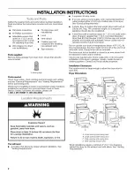 Предварительный просмотр 2 страницы Kenmore 29" (73.7CM) Installation Instructions Manual