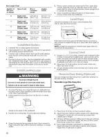 Предварительный просмотр 10 страницы Kenmore 29 IN. (73.7CM) Installation Instructions Manual