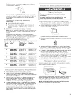 Предварительный просмотр 21 страницы Kenmore 29 IN. (73.7CM) Installation Instructions Manual