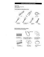 Предварительный просмотр 4 страницы Kenmore 29-Inch Wide GAS DRYERS Owner'S Manual