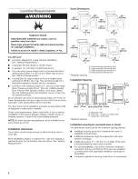 Предварительный просмотр 6 страницы Kenmore 29" Installation Instructions Manual