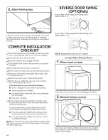 Предварительный просмотр 14 страницы Kenmore 29" Installation Instructions Manual