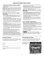 Preview for 4 page of Kenmore 30" Built In Wall Oven Use & Care Manual