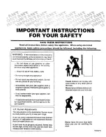 Preview for 2 page of Kenmore 30129 Use, Care, Safety Manual