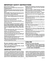 Preview for 4 page of Kenmore 30129 Use, Care, Safety Manual