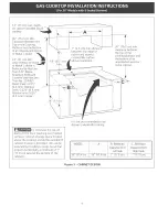 Предварительный просмотр 4 страницы Kenmore 3050 - Pro 36 in. Gas Slide-In Cooktop Installation Instructions Manual