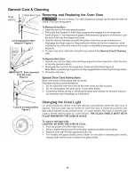 Preview for 16 page of Kenmore 3052 - 24 in.  Clean Wall Oven Use And Care Manual