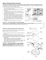 Предварительный просмотр 9 страницы Kenmore 3103 - Elite 30 in. Slide-In Gas Range Use And Care Manual