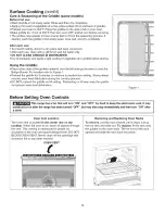 Предварительный просмотр 14 страницы Kenmore 3103 - Elite 30 in. Slide-In Gas Range Use And Care Manual