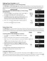 Предварительный просмотр 18 страницы Kenmore 3103 - Elite 30 in. Slide-In Gas Range Use And Care Manual