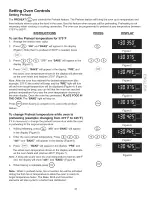 Предварительный просмотр 21 страницы Kenmore 3103 - Elite 30 in. Slide-In Gas Range Use And Care Manual