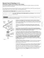 Предварительный просмотр 43 страницы Kenmore 3103 - Elite 30 in. Slide-In Gas Range Use And Care Manual