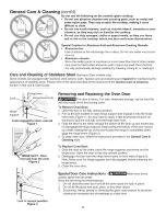 Предварительный просмотр 44 страницы Kenmore 3103 - Elite 30 in. Slide-In Gas Range Use And Care Manual