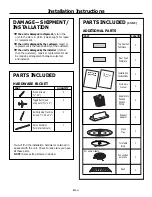 Preview for 4 page of Kenmore 316495111 Installation And Operating Instructions Manual