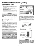 Preview for 10 page of Kenmore 32184 - Power Miser 12 Owner'S Manual